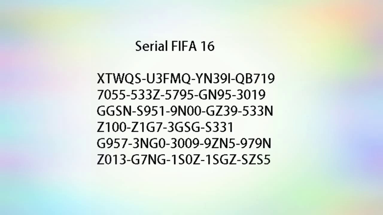 Fifa 16 License Key.txt